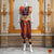 Classical Dance Jewelry EGGPLANT PURPLE ORANGE 38 Inch Pant Length Bharatanatyam Dance Costume | Gold Zari | Art Silk Dharmavaram Kanchi | Classical Dance Jewelry