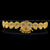 Classical Dance Jewelry Gold Mango Indian Jewelry Waist Belt | MULTI STONE | SMALL | Oddiyanam Kamarbandh | Bharatnatyam Kuchipudi Wedding | Classical Dance Jewelry