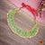 Classical Dance Jewelry GREEN CHOKER POOTHALI Kemp temple Indian jewelry | Short Necklace | Bharatnatyam Kuchipudi Engagement Weddings | Classical Dance Jewelry