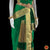 Classical Dance Jewelry GREEN IVORY GOLD 40 inchs Pant Length Kuchipudi Indian Gold Zari Dance Costume | Art silk Dharmavaram Kanchi | Classical Dance Jewelry