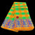 Classical Dance Jewelry GREEN ORANGE KATTAM Checks Doll Border Dance Practice Sarees | Halfsaree Kalakshethra Sari Bharatanatyam Kuchipudi | Classical Dance Jewelry