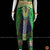 Classical Dance Jewelry GREEN RED 36 inchs Pant Length Bharatanatyam GOLD Zari Dance Costume | Art silk Dharmavaram kanchi | Classical Dance Jewelry
