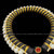 Classical Dance Jewelry Hair Ring with Golden ribbon and white pearls | Veni kondai | Bharatanatyam Kuchipudi Dance Events | Classical Dance Jewelry