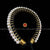 Classical Dance Jewelry Hair Ring with Golden ribbon and white pearls | Veni kondai | Bharatanatyam Kuchipudi Dance Events | Classical Dance Jewelry