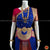 Classical Dance Jewelry INK ROYAL BLUE Pink 36 inches Pant Length Bharatanatyam Gold Zari Dance Costume | Art silk Dharmavaram kanchi | Classical Dance Jewelry