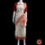 Classical Dance Jewelry IVORY HALF WHITE Pre-stitched Practice Sari Burnt Orange Blouse | Half Saree Kalakshethra Bharatnatyam Kuchipudi | Classical Dance Jewelry