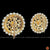 Classical Dance Jewelry Kempu ROUND Pearl Design Bridal Jada Billalu | Half Saree Indian Jewelry kondai | 9 pieces | Dance Weddings | Classical Dance Jewelry