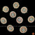 Classical Dance Jewelry Kempu ROUND Pearl Design Bridal Jada Billalu | Half Saree Indian Jewelry kondai | 9 pieces | Dance Weddings | Classical Dance Jewelry
