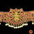 Classical Dance Jewelry Lakshmi Peacock Kemp Temple Indian Jewelry Oddiyanam Hip Belt | SMALL 16 Inchs | Bharatnatyam Kuchipudi Weddings | Classical Dance Jewelry