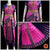 Classical Dance Jewelry LAVENDER BLUE 40 inchs Pant Length Kuchipudi Indian Copper Zari Dance Costume | Art silk Dharmavaram Kanchi | Classical Dance Jewelry
