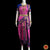 Classical Dance Jewelry LAVENDER BLUE 40 inchs Pant Length Kuchipudi Indian Copper Zari Dance Costume | Art silk Dharmavaram Kanchi | Classical Dance Jewelry