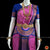 Classical Dance Jewelry LAVENDER LILAC BLUE 34 inch Pant Length Bharatanatyam Copper Gold Zari Dance Costume | Art silk Dharmavaram kanchi | Classical Dance Jewelry