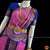 Classical Dance Jewelry LAVENDER LILAC BLUE 36 inches Pant Length Bharatanatyam Copper Zari Dance Costume | Art silk Dharmavaram Kanchi | Classical Dance Jewelry