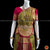 Classical Dance Jewelry LEAF Moss GREEN PINK 40 Inch Pant Length Bharatanatyam Dance Costume | Art silk, Dharmavaram kanchi | Classical Dance Jewelry