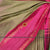 Classical Dance Jewelry LIGHT GREEN Pre-stitched Practice Sari PINK Blouse | Half Saree Kalakshethra Sari | Bharatnatyam Kuchipudi | Classical Dance Jewelry