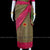Classical Dance Jewelry LIGHT GREEN Pre-stitched Practice Sari PINK Blouse | Half Saree Kalakshethra Sari | Bharatnatyam Kuchipudi | Classical Dance Jewelry