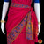 Classical Dance Jewelry MANGENTA PINK Pre-stitched Practice Sari BLUE Blouse | Half Saree Kalakshethra Bharatnatyam Kuchipudi | Classical Dance Jewelry