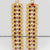Classical Dance Jewelry Mango design White Stone Kemp temple Indian Jewelry Mattilu | Ear Chain Matiz | Bharatnatyam Kuchipudi Weddings | Classical Dance Jewelry