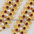 Classical Dance Jewelry Mango design White Stone Kemp temple Indian Jewelry Mattilu | Ear Chain Matiz | Bharatnatyam Kuchipudi Weddings | Classical Dance Jewelry