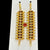 Classical Dance Jewelry Mango design White Stone Kemp temple Indian Jewelry Mattilu | Ear Chain Matiz | Bharatnatyam Kuchipudi Weddings | Classical Dance Jewelry