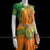 Classical Dance Jewelry MANGO YELLOW GREEN 38 Inch Pant Length Bharatanatyam Dance Costume | Gold Zari | Art Silk Dharmavaram Kanchi | Classical Dance Jewelry