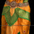 Classical Dance Jewelry MANGO YELLOW GREEN 38 Inch Pant Length Bharatanatyam Dance Costume | Gold Zari | Art Silk Dharmavaram Kanchi | Classical Dance Jewelry