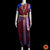 Classical Dance Jewelry MAROON BLUE 40 inchs Pant Length Kuchipudi Indian Copper Zari Dance Costume | Art silk Dharmavaram Kanchi | Classical Dance Jewelry