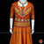 Classical Dance Jewelry MUSTARD ORANGE PINK Kid 10-11 yr Dance Pavadai Blouse | Kuchipudi Bharatanatyam | Art Silk Dharmavaram Kanchi | Classical Dance Jewelry