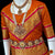 Classical Dance Jewelry MUSTARD ORANGE PINK Kid 10-11 yr Dance Pavadai Blouse | Kuchipudi Bharatanatyam | Art Silk Dharmavaram Kanchi | Classical Dance Jewelry