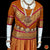 Classical Dance Jewelry MUSTARD ORANGE PINK Kid 10-11 yr Dance Pavadai Blouse | Kuchipudi Bharatanatyam | Art Silk Dharmavaram Kanchi | Classical Dance Jewelry