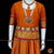 Classical Dance Jewelry MUSTARD ORANGE PINK Kid 10-11 yr Dance Pavadai Blouse | Kuchipudi Bharatanatyam | Art Silk Dharmavaram Kanchi | Classical Dance Jewelry
