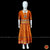 Classical Dance Jewelry MUSTARD ORANGE PINK Kid 10-11 yr Dance Pavadai Blouse | Kuchipudi Bharatanatyam | Art Silk Dharmavaram Kanchi | Classical Dance Jewelry