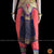 Classical Dance Jewelry PEACH ORANGE BLUE 38 Inch Pant Length Bharatanatyam Dance Costume | Gold Zari | Art Silk Dharmavaram Kanchi | Classical Dance Jewelry