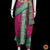 Classical Dance Jewelry PINK GREEN 38 Inch Pant length Kuchipudi GOLD Zari Indian Dance Costume | Paithani Art Silk Dharmavaram Kanchi | Classical Dance Jewelry
