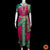 Classical Dance Jewelry PINK GREEN 38 Inch Pant length Kuchipudi GOLD Zari Indian Dance Costume | Paithani Art Silk Dharmavaram Kanchi | Classical Dance Jewelry