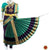 Classical Dance Jewelry PURPLE REXONA GREEN 30 Inch Pant Length Kuchipudi Gold Zari Dance Costume | Art silk Dharmavaram Kanchi | Classical Dance Jewelry