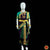 Classical Dance Jewelry PURPLE REXONA GREEN 30 Inch Pant Length Kuchipudi Gold Zari Dance Costume | Art silk Dharmavaram Kanchi | Classical Dance Jewelry