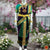 Classical Dance Jewelry PURPLE REXONA GREEN 30 Inch Pant Length Kuchipudi Gold Zari Dance Costume | Art silk Dharmavaram Kanchi | Classical Dance Jewelry