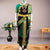 Classical Dance Jewelry PURPLE REXONA GREEN 30 Inch Pant Length Kuchipudi Gold Zari Dance Costume | Art silk Dharmavaram Kanchi | Classical Dance Jewelry
