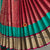 Classical Dance Jewelry RAMA GREEN PINK 34 inch Pant Length Bharatanatyam Gold Zari Dance Costume | Art silk, Dharmavaram Kanchi | Classical Dance Jewelry