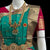 Classical Dance Jewelry RAMA GREEN PINK 34 inch Pant Length Bharatanatyam Gold Zari Dance Costume | Art silk, Dharmavaram Kanchi | Classical Dance Jewelry