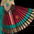 Classical Dance Jewelry RAMA GREEN PINK 34 inch Pant Length Bharatanatyam Gold Zari Dance Costume | Art silk, Dharmavaram Kanchi | Classical Dance Jewelry