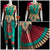 Classical Dance Jewelry RAMA GREEN PINK 34 inch Pant Length Bharatanatyam Gold Zari Dance Costume | Art silk, Dharmavaram Kanchi | Classical Dance Jewelry