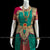 Classical Dance Jewelry RAMA GREEN PINK 34 inch Pant Length Bharatanatyam Gold Zari Dance Costume | Art silk, Dharmavaram Kanchi | Classical Dance Jewelry