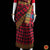 Classical Dance Jewelry RED BLACK CHECKS Pre-stitched Practice Sari Red Blouse | Half Saree Kalakshethra Sari | Bharatnatyam Kuchipudi | Classical Dance Jewelry