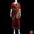 Classical Dance Jewelry RED BLACK CHECKS Pre-stitched Practice Sari Red Blouse | Half Saree Kalakshethra Sari | Bharatnatyam Kuchipudi | Classical Dance Jewelry