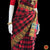 Classical Dance Jewelry RED BLACK CHECKS Pre-stitched Practice Sari Red Blouse | Half Saree Kalakshethra Sari | Bharatnatyam Kuchipudi | Classical Dance Jewelry