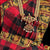 Classical Dance Jewelry RED BLACK CHECKS Pre-stitched Practice Sari Red Blouse | Half Saree Kalakshethra Sari | Bharatnatyam Kuchipudi | Classical Dance Jewelry