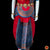 Classical Dance Jewelry RED BLUE 30 Inch Pant Length Bharatanatyam Copper Zari Dance Costume | Art silk Dharmavaram kanchi | Classical Dance Jewelry