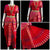 Classical Dance Jewelry RED PINK 40 inchs Pant Length Kuchipudi Indian Copper Zari Dance Costume | Art silk Dharmavaram Kanchi | Classical Dance Jewelry